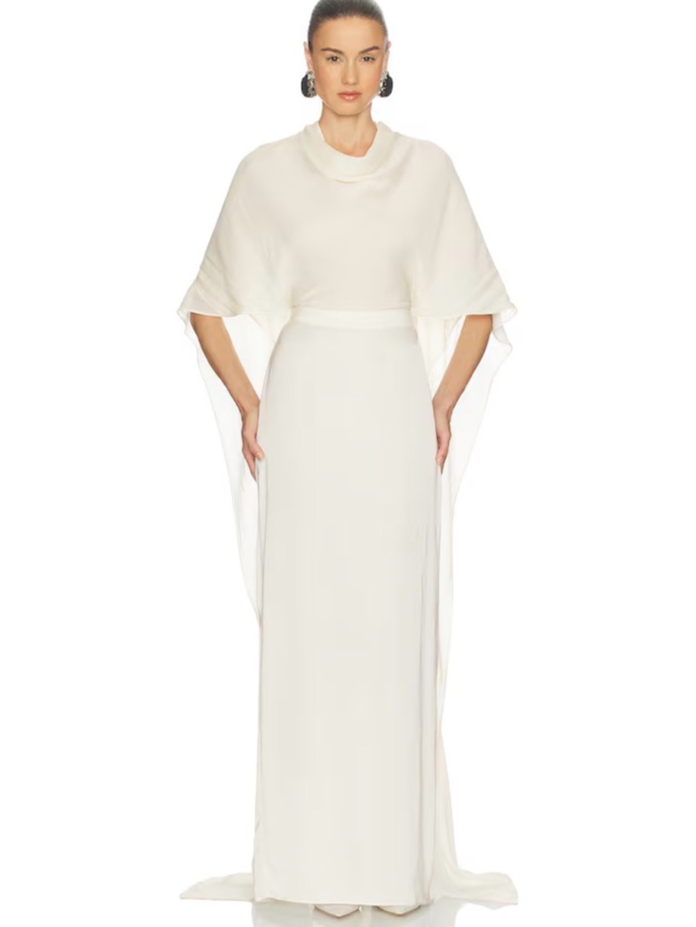 Helsa Mix Media scarf dress